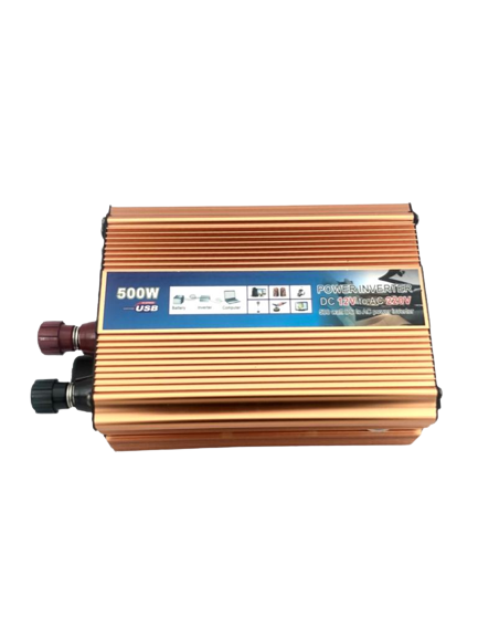 محول كهربائي   DC 12 V TO AC 220 V  500W