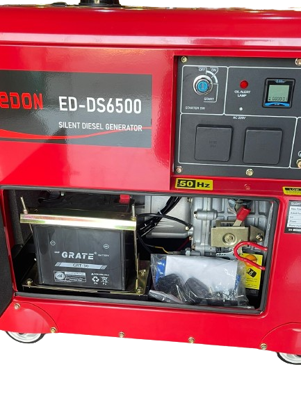 مولد كهرباء ديزل صامت ED-DS6500-6KW