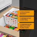 ثلاجة فريزر بابين GCF55019WAH