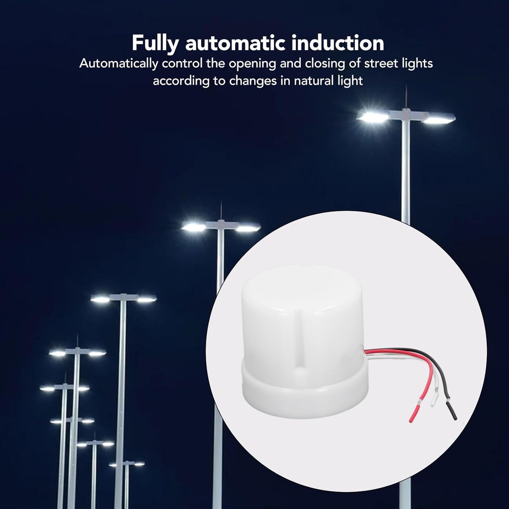حساس كهربائي للانارة الخارجية LIGHT CONTROL SENSOR 25A