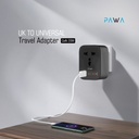 شاحن هاتف جداري PW-UTAGN204-BK