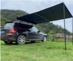 مظلة رحلات للسيارة المنيوم  2*3 متر  AL BOX SIDE AWNING VIP