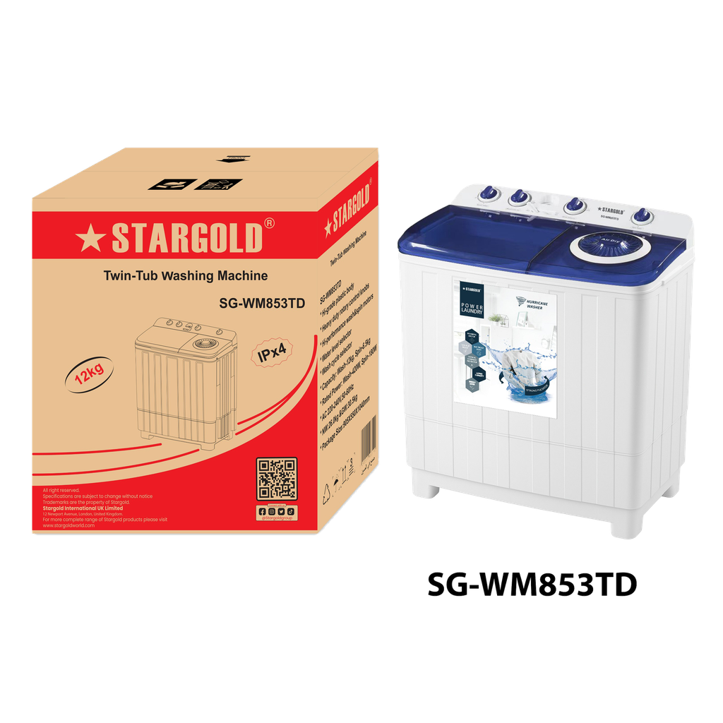 غسالة ملابس SG-WM853TD-12L