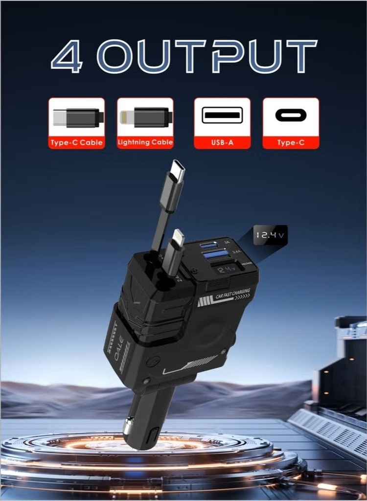 تشرش ولاعة OALE-iCar4-30W