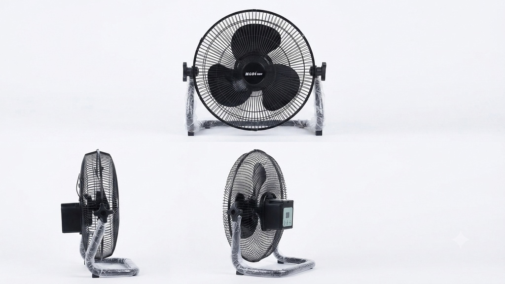 مرواحة بالطاقة الشمسية 15" MD-FT04-12