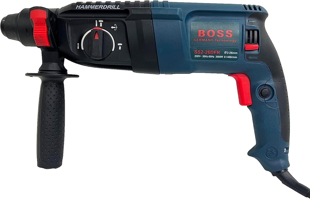 دريل ثقاب وتكسير  SS2-26DFR 3000W BOSS