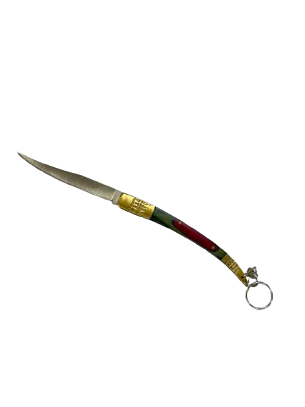 سكين 9 cm قابل لطي مقبظ خشبي عثماني 