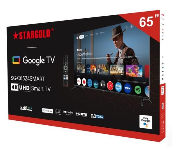 شاشة ستار جولد 65" SG-C6525SMART