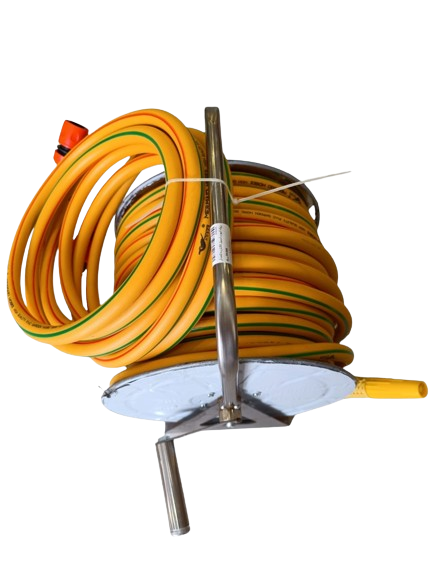 رولة ستيل مع انبوب 50 متر