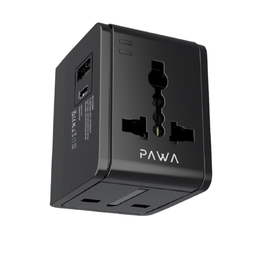 فيشة سفر  PW-TCUTA20W-BK