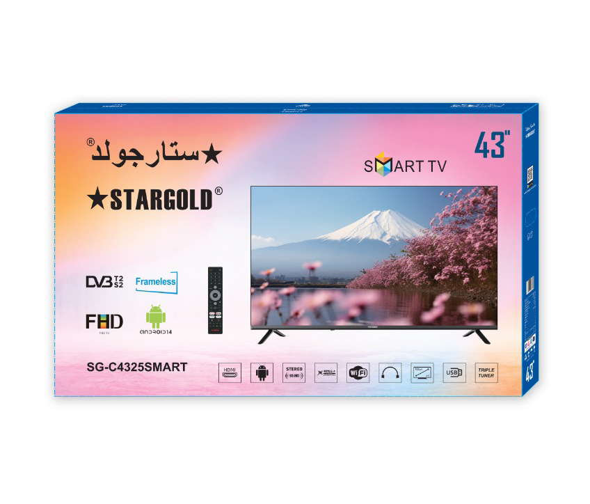 شاشة ستار جولد سمارت SG-C4325SMART