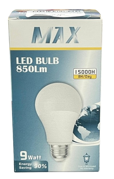 مصباح ابيض   M-B1110-B 9W 6500k MAX WH