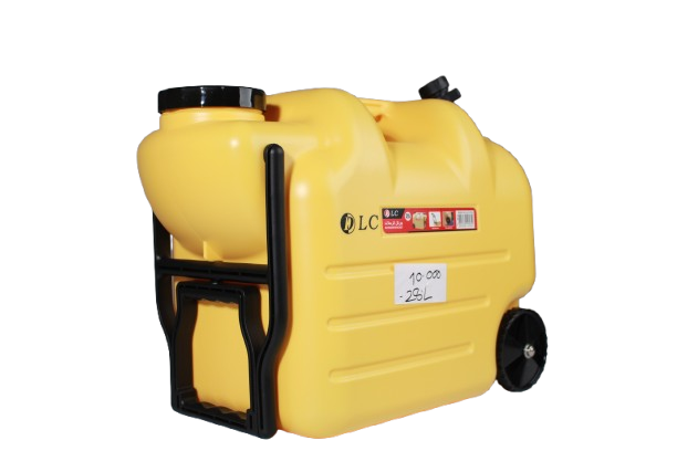 خزان ماء مع العجلات 28 لتر