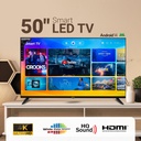شاشة جيباس سمارت "GLED5023SXUHD-50