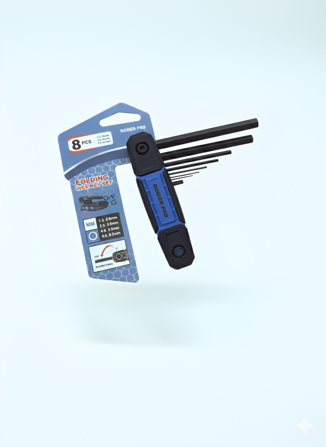 عدة النكي 8 قطع RAIDER PRO RDFHK-1008 HEX