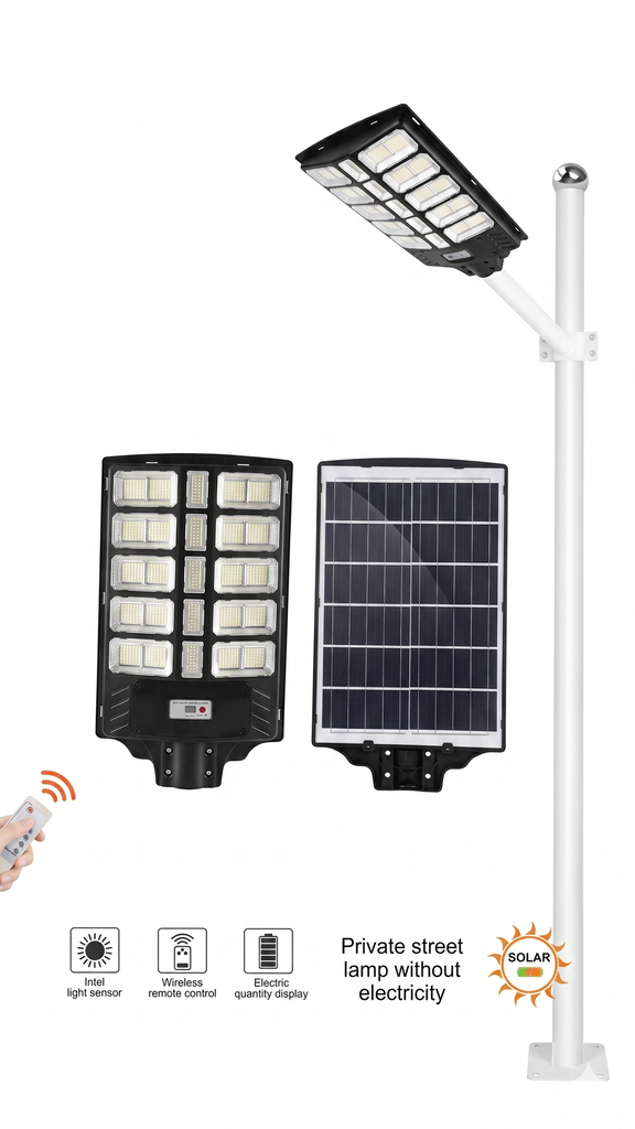 كشاف بالطاقة الشمسية 1000 واط  مصباح شارع YG LED SOLAR STREET 1000W