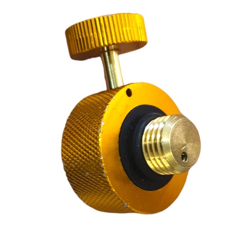 [T*B*R] تحويلة غاز رحلات برتقالي مع محبس fmv-02