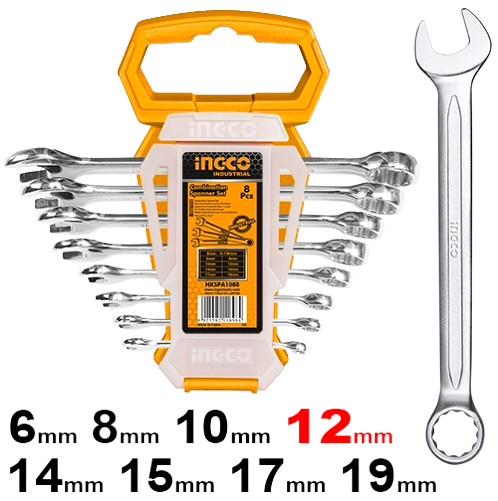 [INECO] عدة مفاتيح 8 قطع HKSPA1088 INECO