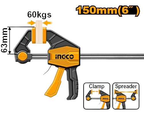 [INECO] مشابك للورش 6 انش HQBC01601 INECO