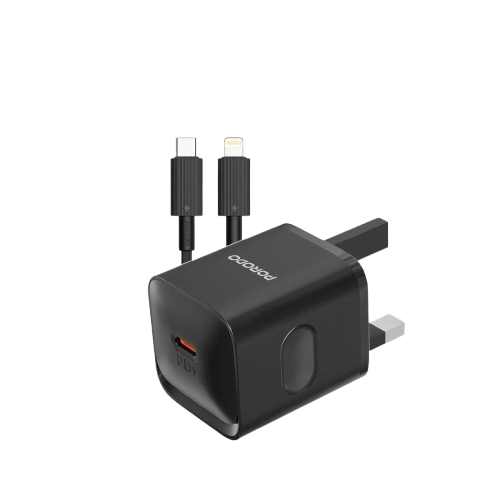 [OSKAR] شاحن جداري مع كيبل PD-FWCH03-L-BK