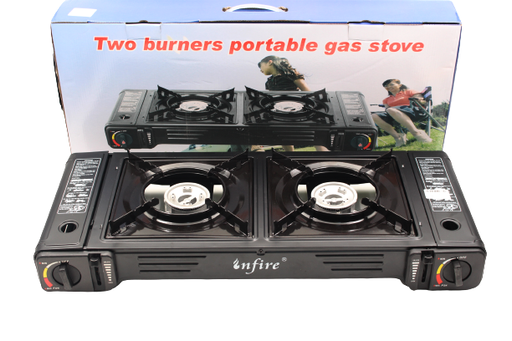 [R*S] طباخة رحلات 2 شعلة  PORTABLE STOVE 