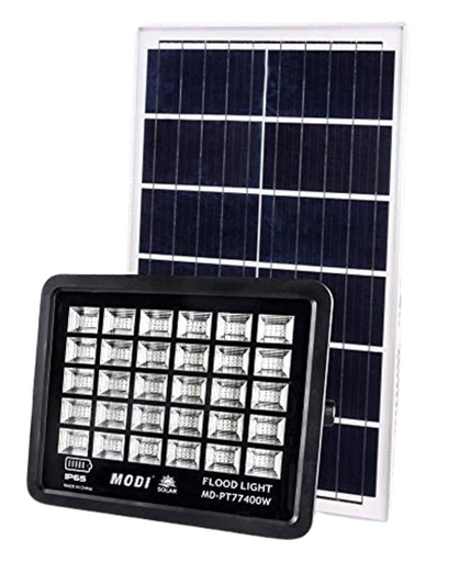 [S*L] كشاف بالطاقة الشمسية MD-PT77400W  WH