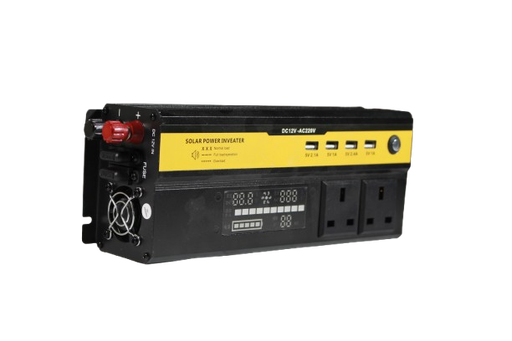 [T*B] محول كهربائي DC12V TO AC 220V 2200W SSK-UPGRADED