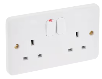 [MODI] مخرج كهرباء 2 مخرج MD-HWD5038 13A