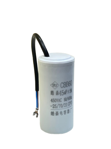 [T*B] كبستر محرك قياس 45UF POWER CAPACITOR CBB60  